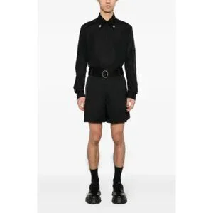 Prada | Shoes | Prada Monolith Brushed Leather Nylon Lace Up  display picture 2
